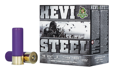 HEVI-Shot Hevi-Steel 16 Gauge #2 Shot Ammunition – 25 Rounds