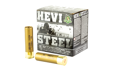 HEVI-Shot Hevi Steel 12 Gauge #3 Shot Ammunition – 25 Rounds