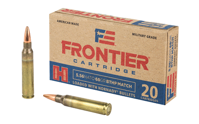 Frontier Cartridge 5.56 NATO 68 Grain BTHP Ammunition – 20 Rounds