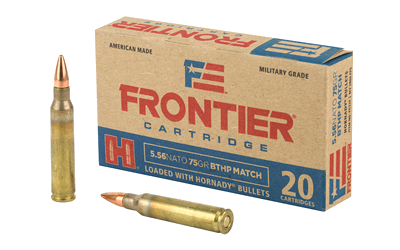 Frontier Cartridge 5.56 NATO 75 Grain BTHP Ammunition – 20 Rounds