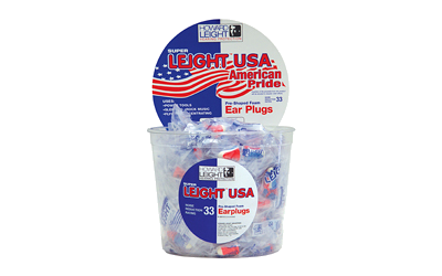 Howard Leight H/L USA Plugs 100-Pair Red/White/Blue