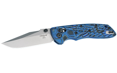 Hogue Deka 3.25" CLP Tmb G10 Blu Lv Knife