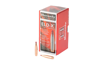 Hornady 25 Caliber .257 Eld-X 100-Count 128 Grain Bullets – 100-Pack