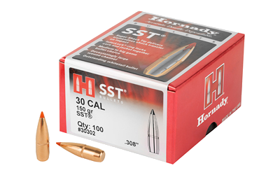 Hornady Sst .30 Caliber .308 100-Count .308 Win 150 Grain Bullets – 100-Pack