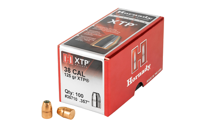 Hornady XTP 125 Grain Bullets – 100-Pack
