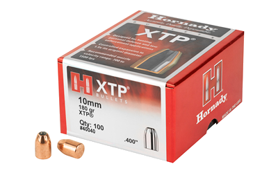 Hornady XTP 10mm 180 Grain Bullets – 100-Pack