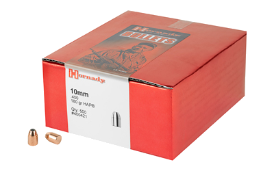Hornady HAP 10mm 180 Grain Bullets – 500-Pack