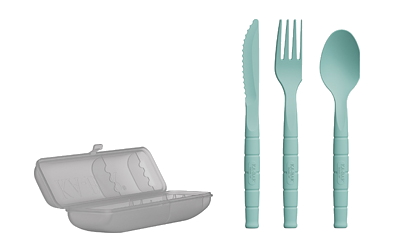 KA-BAR Knives Lunch Pal Spoon/Fork/Knife Set Knife