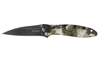 Kershaw Leek 3" Kings Camo Blkwash