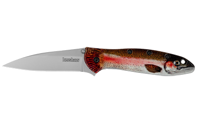 Kershaw Leek 3" Rnbw Trout/Silver