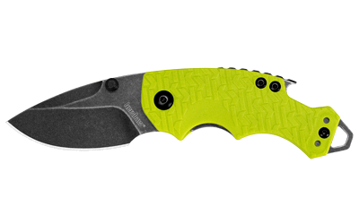 Kershaw Shuffle 2.4" Blackwash Lime