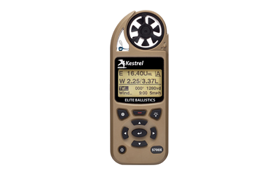 Kestrel 5700x Elite with Ballistics Tan