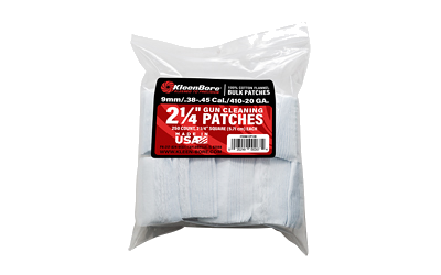 Kleen-Bore Spr Ptch / .10–20 Caliber 250-Pack Cleaning Patches