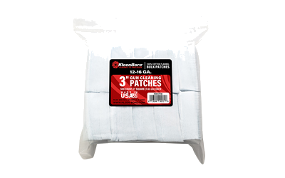 Kleen-Bore 500-Pack Cleaning Patches – Kleen Br Spr Patch 12-16 Gauge 500pk