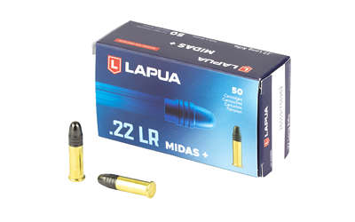 Lapua Midas+ .22 LR 40 Grain Ammunition – 50 Rounds