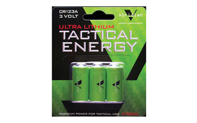 Viridian Weapon Technologies Cr123a Lith Battery 3-Pack