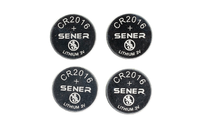 Viridian Weapon Technologies Tactl Cr2016 Lthm Bty 4-Pack