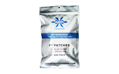 Legend Outdoor Gear Aftershock Ptch 1 1/8" 500-Pack Cleaning Patches