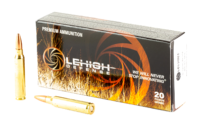 Lehigh Defense Ctrl Chaos .223 Rem 62 Grain BTHP Ammunition – 20 Rounds