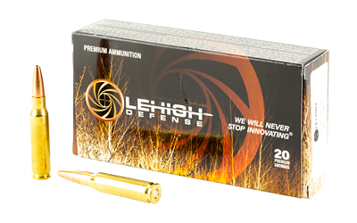 Lehigh Defense CTL Chaos .308 Win 152 Grain BTHP Ammunition – 20 Rounds