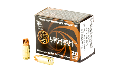 Lehigh Defense Xtrm Dfns 9mm 90 Grain Ammunition – 20 Rounds