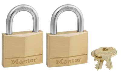 MasterLock Padlock 2-Pack Keyed Alike