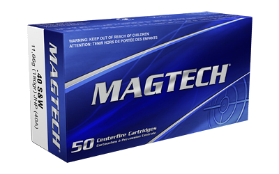 Magtech .40 S&W 180 Grain Jacketed Hollow Point Ammunition – 50 Rounds