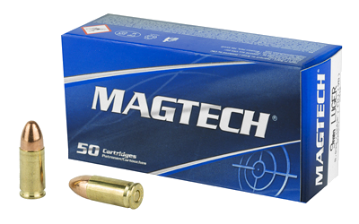 Magtech 9mm 124 Grain Full Metal Jacket Ammunition – 50 Rounds