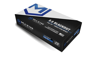 Maxim Defense Industries 8.6 Blackout 285 Grain Ammunition – 20 Rounds