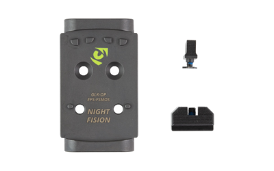 Night Fision Plate+bs EPS Fits FS MOS Glock Night Sights