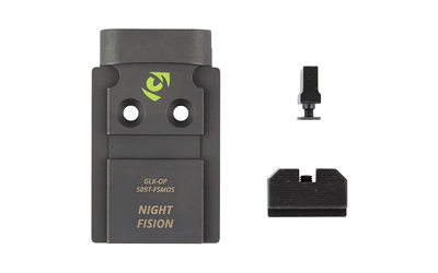 Night Fision Plate+bs 509T Fits FS MOS Glock Night Sights