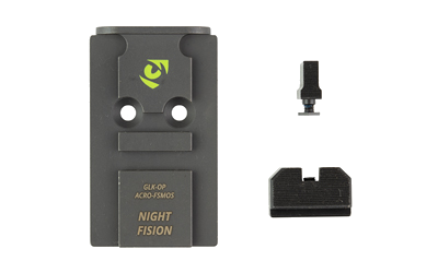 Night Fision Plate+bs ACRO Fits Glock FS MOS