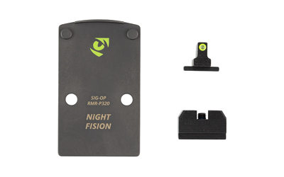Night Fision Plate+ns RMR/507C SIG P320 Night Sights