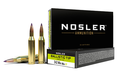 Nosler .243 Win 90 Grain Ammunition – 20 Rounds