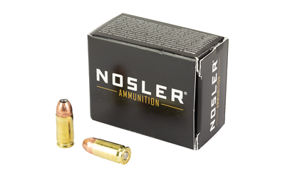 Nosler Asp 9mm 115 Grain Jacketed Hollow Point Ammunition – 20 Rounds