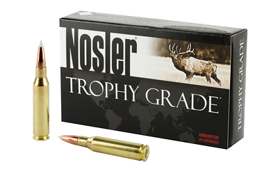 Nosler Trophy 7mm-08 Rem 140 Grain Ammunition – 20 Rounds