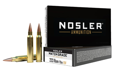 Nosler Rdf .223 Rem 70 Grain Ammunition – 20 Rounds