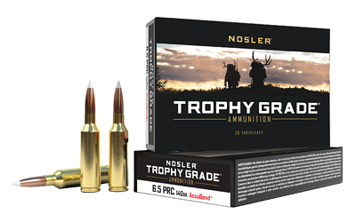 Nosler Trophy Grade 6.5 PRC 140 Grain Ammunition – 20 Rounds