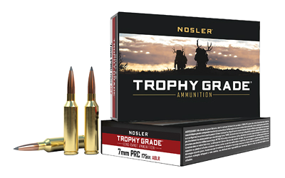 Nosler Trophy Grade 7mm PRC 175 Grain Ammunition – 20 Rounds