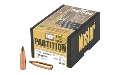 Nosler 7mm Sp Partition 50-Count 160 Grain Bullets – 50-Pack