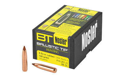 Nosler 50-Count 6.5mm 140 Grain Bullets – 50-Pack