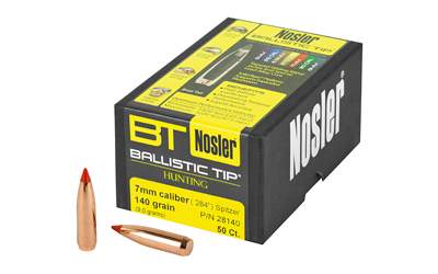 Nosler 7mm Ballistic Tip 50-Count 140 Grain Bullets – 50-Pack