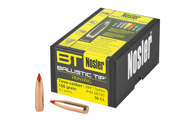 Nosler 7mm Ballistic Tip 50-Count 150 Grain Bullets – 50-Pack