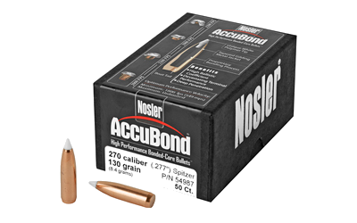Nosler 270 Caliber 130 Grain Accubond 50-Count