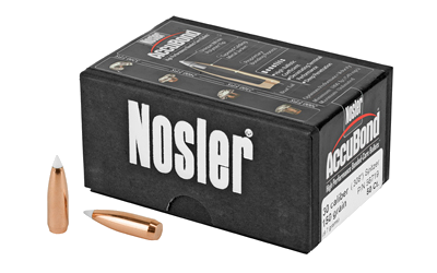 Nosler 30 Caliber Accubond 50-Count .308 Win 150 Grain Bullets – 50-Pack