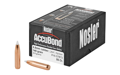 Nosler Accubond 50-Count 6.5mm 140 Grain Bullets – 50-Pack
