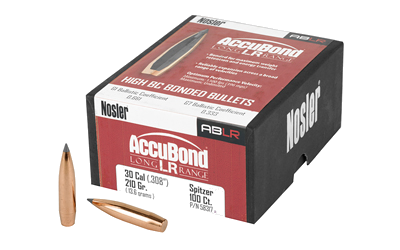 Nosler Ablr .30 Caliber Sp 100-Count .308 Win 210 Grain Bullets – 100-Pack