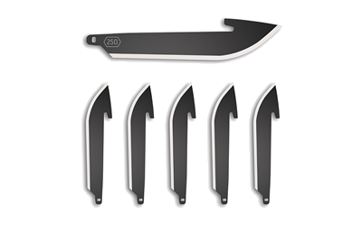 Outdoor Edge Drop-Pt 2.5" Blade 6-Pack