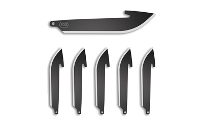 Outdoor Edge Drop-Pt 3" Blade 6-Pack