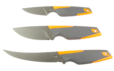 Outdoor Edge Vantex 4-Piece Roll Pack Kit Gray Knife